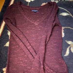 American Eagle purple sweater